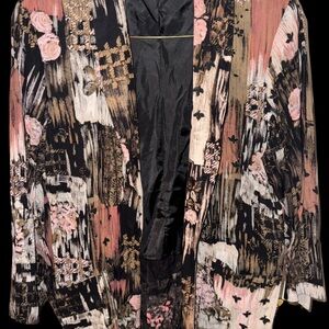 Abstract Patterned Blazer *